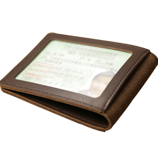 手工驾照包真皮卡包驾驶证皮套复古证件夹行驶证包男女牛皮驾证本