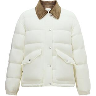 美特斯邦威羽绒服女2025年冬季新款翻领薄棉保暖短款夹克上衣外套