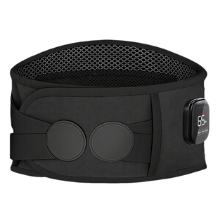 AUX电热护腰带石墨烯远红外发热震动腰部按摩器保暖腰部艾灸热敷