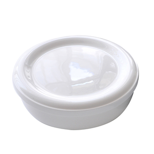 蒸蛋碗陶瓷带盖的盘子深窝盘水蒸蛋专用碗小号婴儿菜盘保温家用