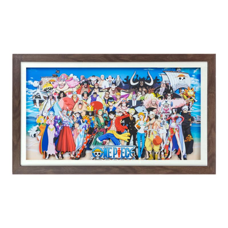 海贼王七武海全家福立体画3D挂画