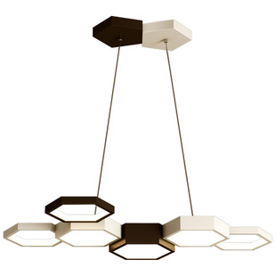 创意led吊灯几何餐厅灯简约现代主卧室灯客厅灯吧台餐桌饭厅灯具