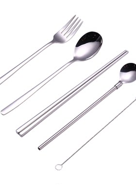 勺子套装餐具学生便携式筷子
