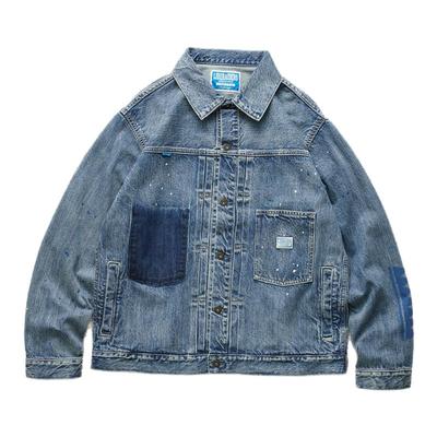 LIBERAIDERS水洗复古牛仔夹克