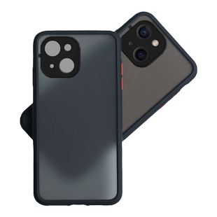 适用苹果13手机壳硅胶全包镜头防摔保护套男女新款iPhone13mini透明磨砂迷你十三ihpnoe外壳i13硬壳ip软黑色