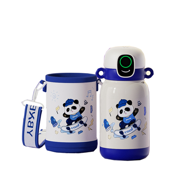 指纹解锁保温杯2025新款儿童密码