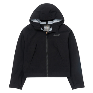 Discovery探索冲锋衣女25秋季户外运动防水防风梭织连帽外套夹克