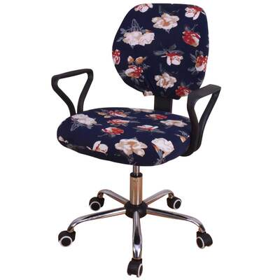 分体椅子套罩转椅套通用椅背套