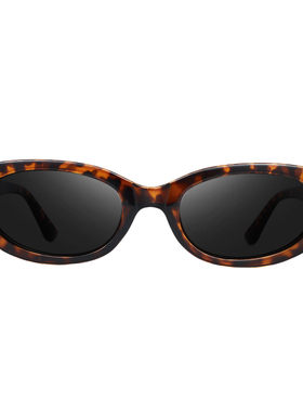 复古玳瑁色猫眼近视眼镜墨镜女款