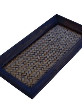 竹编家居托盘诗玛哈竹木摆盘