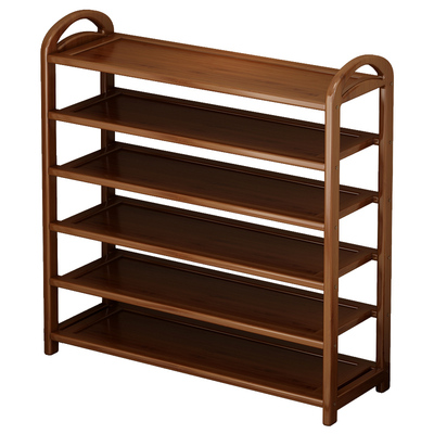 菲罗米尔复古经济型多层楠竹鞋架