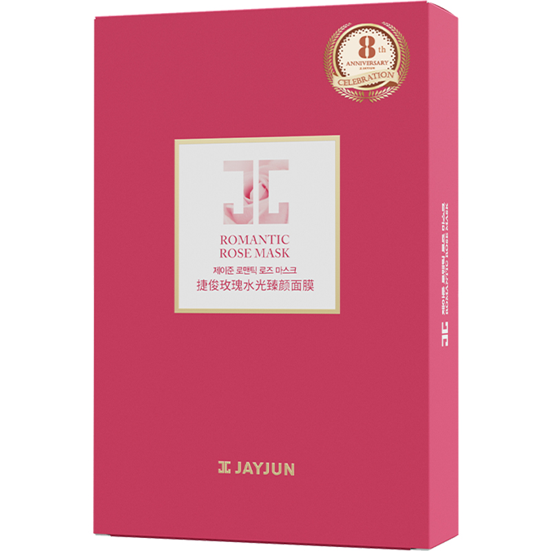 【官方正品】jayjun捷俊玫瑰水光臻顏面膜玻尿酸補(bǔ)水水潤(rùn)韓國(guó)面膜
