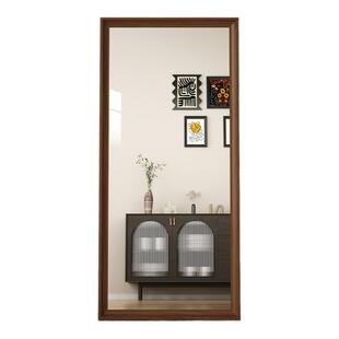 北欧风穿衣镜全身镜挂墙法式家用卧室落地镜服装店试衣镜复古镜子