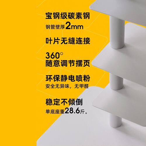 旋转隐形书架落地收纳创意网红ins风多层书柜铁艺客厅转角置物架