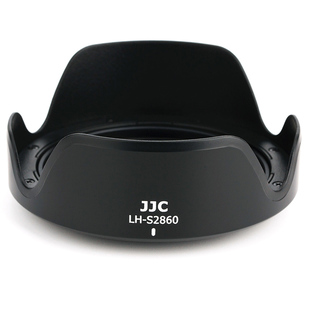 JJC 适用索尼FE 28-60/16-50mm遮光罩A7C A7C2 A7C套机镜头 ZV-E10II A7M3 A7RM4 A7R3 A7CM2微单相机配件