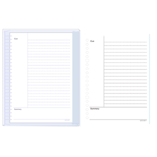 乐普升活页本可拆卸笔记本子A5/B5 60页小清新简约网格本替芯大学生日记错题本线圈记事本方格加厚本