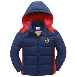 童装男童羽绒服加厚中大童白鸭绒保暖外套儿童休闲户外保暖上衣潮