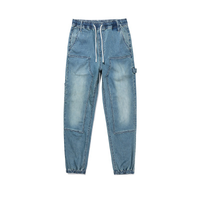 ABLEJEANS木匠酷跑牛仔运动裤