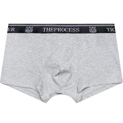 THEPROCESS男内裤中腰棉灰色