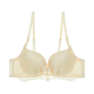 LACLOVER兰卡文梦幻刺绣内衣女小胸聚拢婚礼挚爱洛可可LC11RG1