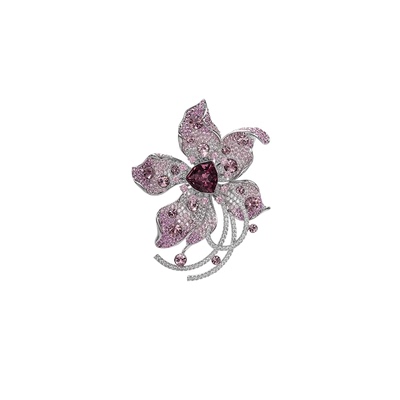 Eternelle巴洛克璀璨花影胸针