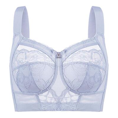 无钢圈全罩杯大码显胸小薄款内衣