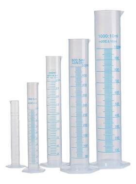 labshark加厚刻度塑料量筒100mL