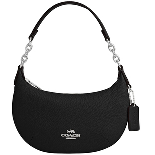 【保证】COACH/蔻驰新款Payton 21半月包牛皮女包月牙包单肩