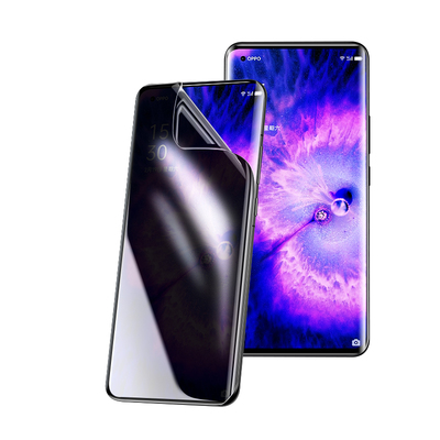 适用oppofindx5pro手机膜findx7钢化水凝膜oppox6防窥膜find×新款x5天机版fandx3防窥x7ultra陶瓷oppo偷窥x6