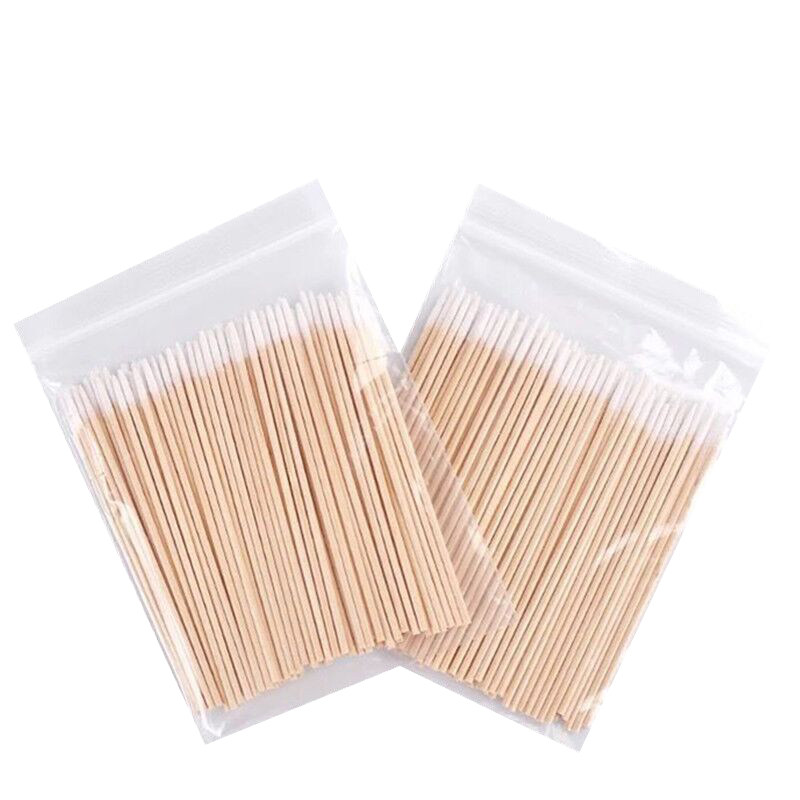 尖头棉签纹绣专用化妆细牙签祛斑一次性尖嘴用眼线美容小棉花签棒