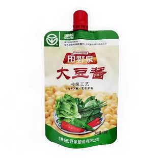 新包装田野泉大豆酱130g正宗东北大酱农家特产黄豆酱