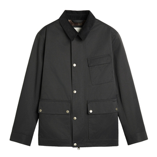 【旷野棉服】GANT/甘特26秋冬男巴恩风美式休闲复古翻领防风外套
