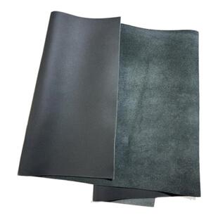 头层真牛皮皮料皮革面料沙发软包座椅翻新DIY小样黑色真皮皮料