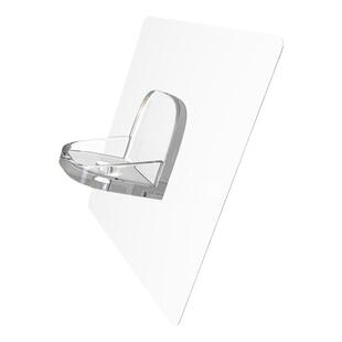 画托底托隔板置物架免打孔挂画书架平拖无痕钉墙上画框固定托挂钩