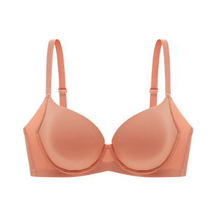 怡倩【舒适度2.0】无痕内衣女大胸显小薄款聚拢收副乳防下垂文胸