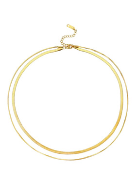 轻奢锁骨链leqiyuan铜镀金女