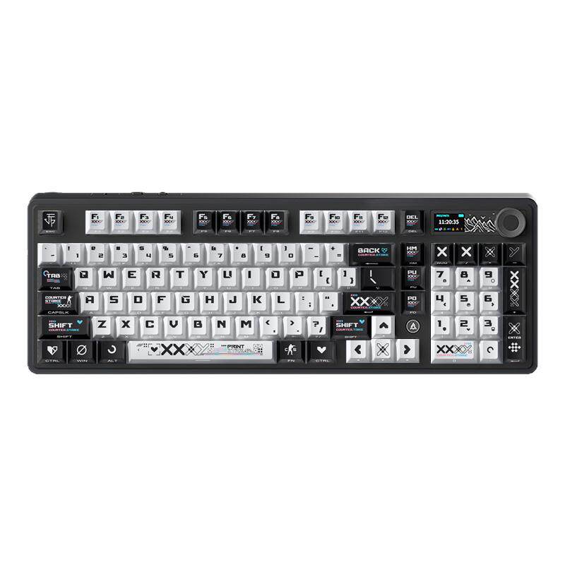 黑爵AK980印花集CSGO电竞键盘