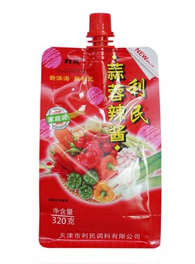 利民蒜蓉辣酱320g锦州烧烤专用酱
