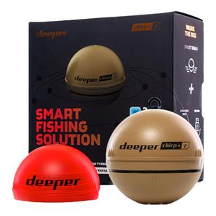 得朋探鱼器欧洲DEEPER CHIRP高清可视声纳中文矶筏冰钓手机找鱼器