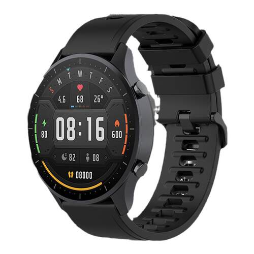 适用小米手表color2表带硅胶color运动版s3腕带Watch 2手链S2Pro男女款S1替换带S4 Sport智能时尚舒适配件