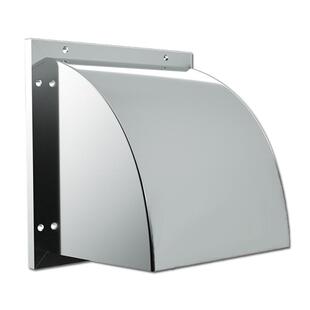 304不锈钢外墙防风防雨罩厨房通风口风帽油烟机出风口方形排气罩