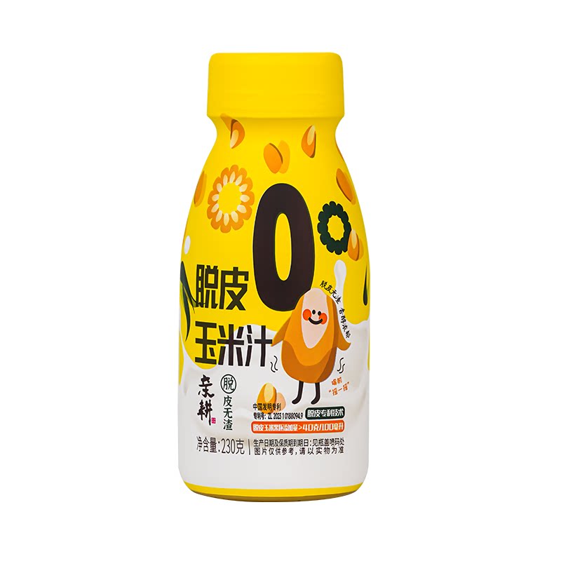 亲耕脱皮玉米汁即食香甜顺滑
