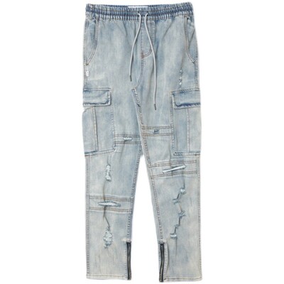 美国潮牌fairplay做旧高街牛仔裤