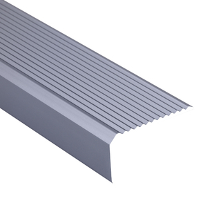 铝合金楼梯防滑条台阶踏步压条收边条大直角扣条瓷砖包边条收口条