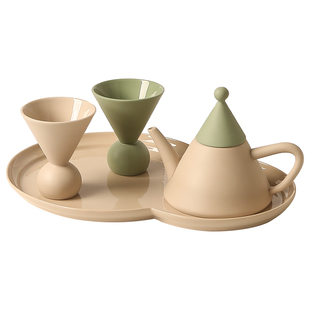 FUNLIFE网红ing创意陶瓷咖啡杯具套装家用水杯水壶礼盒下午茶茶具