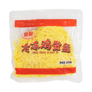金翼冷冻鸡蛋丝4斤日式寿司食材锦丝蛋丝鳗鱼饭馄饨汤火锅蛋皮丝