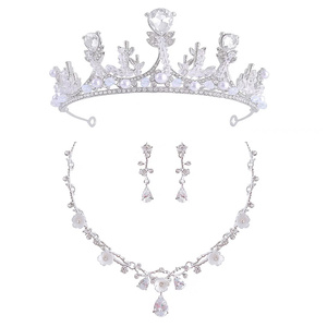 超仙新娘头饰巴洛克韩式皇冠女十八岁生日婚纱王冠女简约大气公主