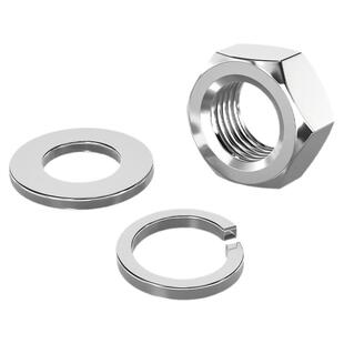 2205双相不锈钢8.8级高强度六角螺母螺帽DIN934螺丝帽M6M8M10-M30