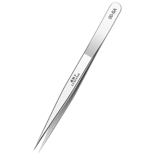 鹿仙子不锈钢镊子高精密无磁飞线镊子手机维修工具燕窝挑毛手工夹