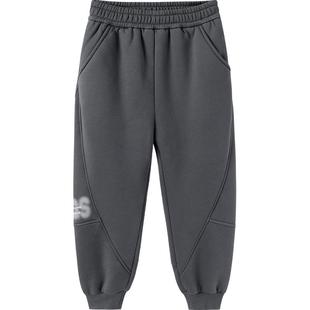 巴拉巴拉男童加绒裤子中大童宝宝运动卫裤秋冬新款童装儿童长裤厚